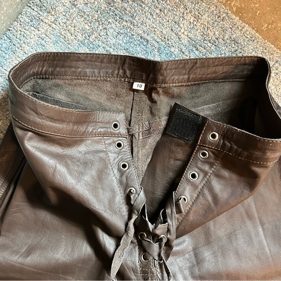 Leather Mystics pants - see measurements for sizing - Picture 5 of 6